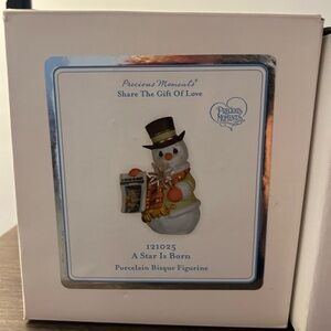 Precious Moments A Star is Born Snowman Figurine